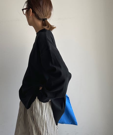 long rib sleeve pullover〈plain〉