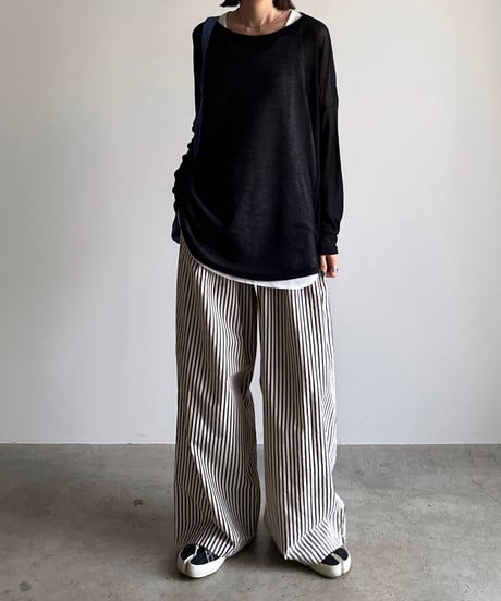 sheer loose cut sew
