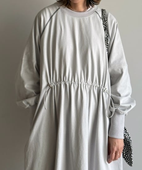 waist shirring stitch one piece