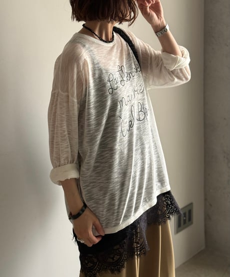graphic sheer cut sew