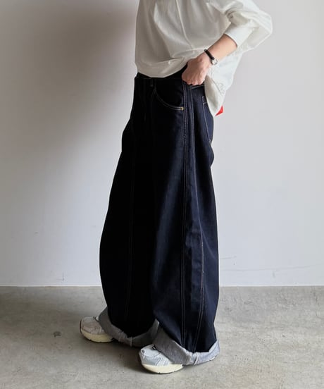 front stitch straight denim