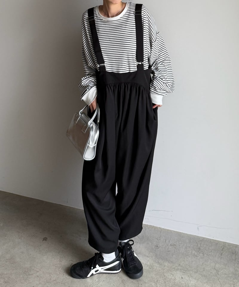 ARULLE ♡ gathered aladdin pants ブラック gathered aladdin pants | ARULLE