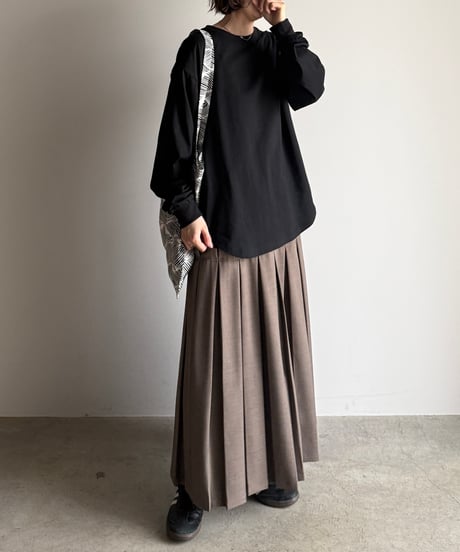 back stitch long t-shirt