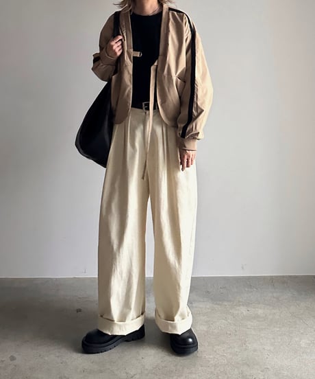 big leather tote bag【一部予約】