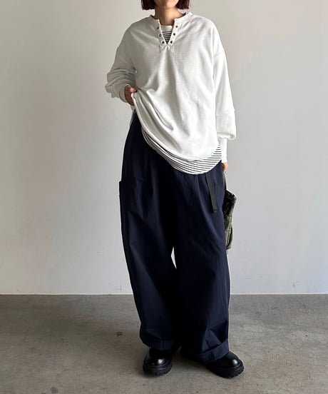 eyelet skipper pullover