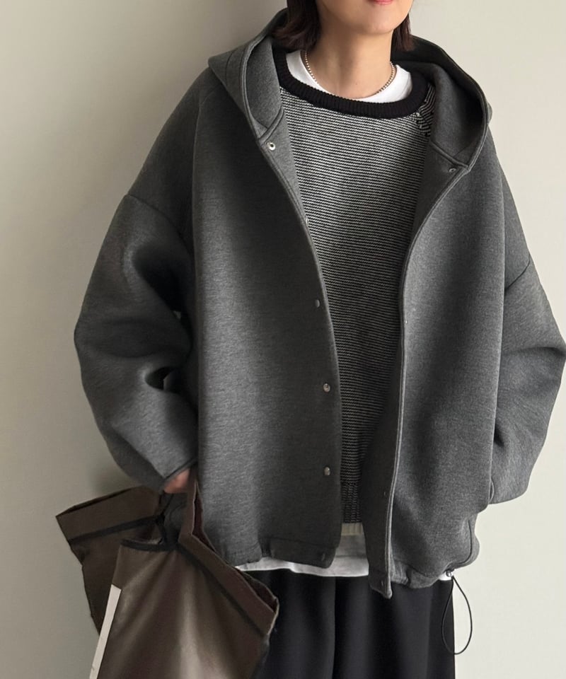 ARULLE フロントスナップダイバーパーカー front snap diver parker