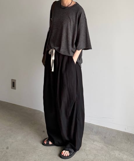 soft stretch border t-shirt