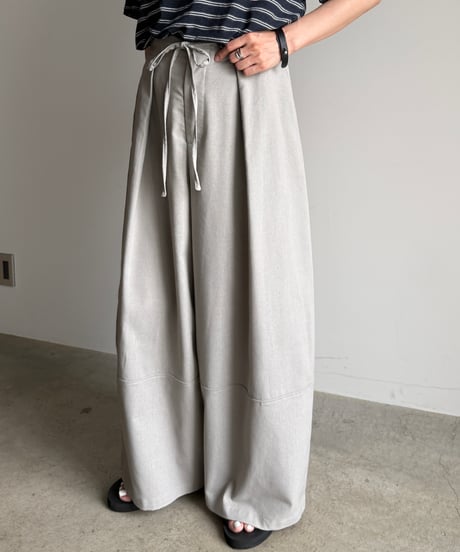 linen blend relax pants