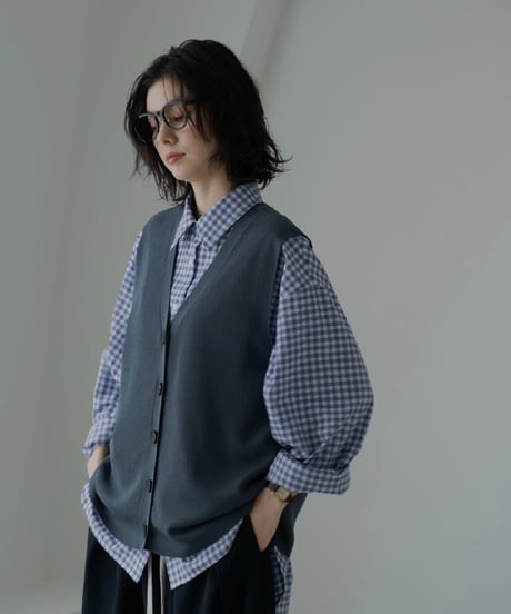blue pattern shirt