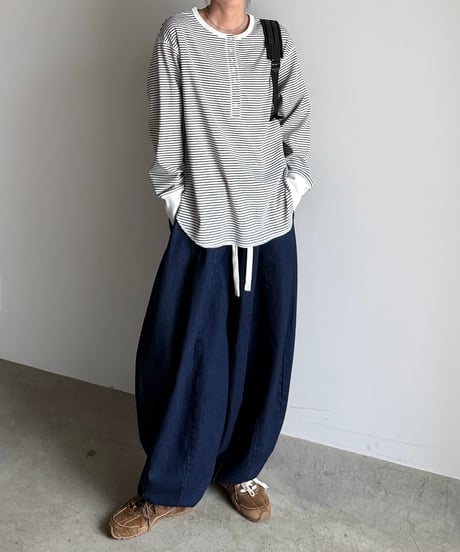 rib henley neck PO