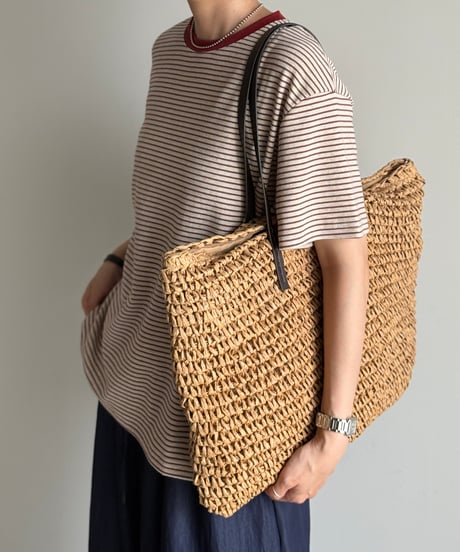 straw tote bag