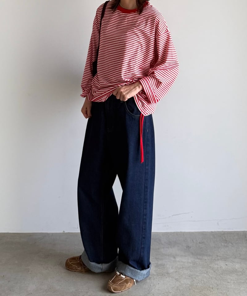 urban flow straight denim | ARULLE