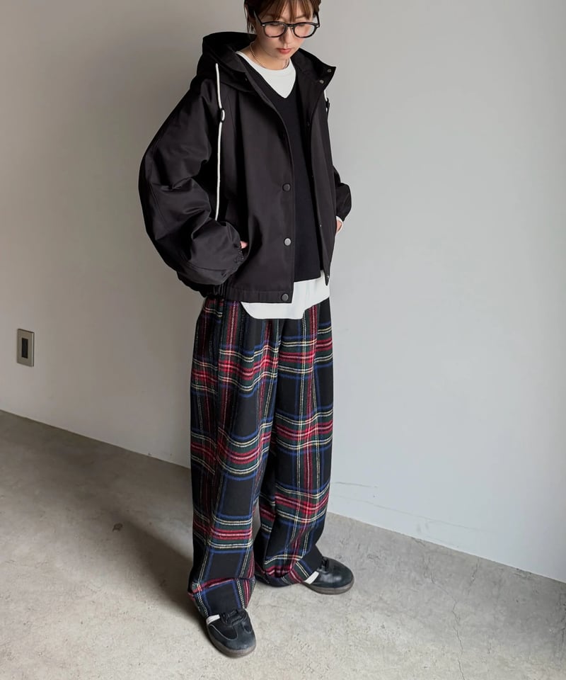 roll up warm slacks〈check〉 | ARULLE