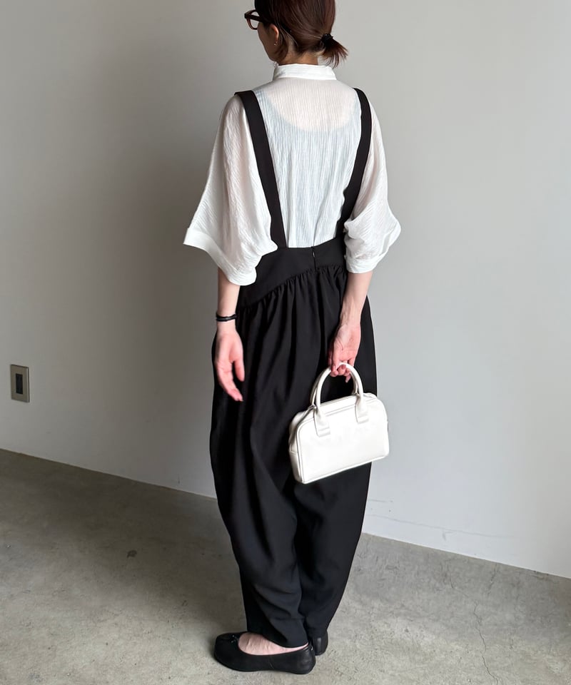 ARULLE ♡ gathered aladdin pants ブラック gathered aladdin pants | ARULLE
