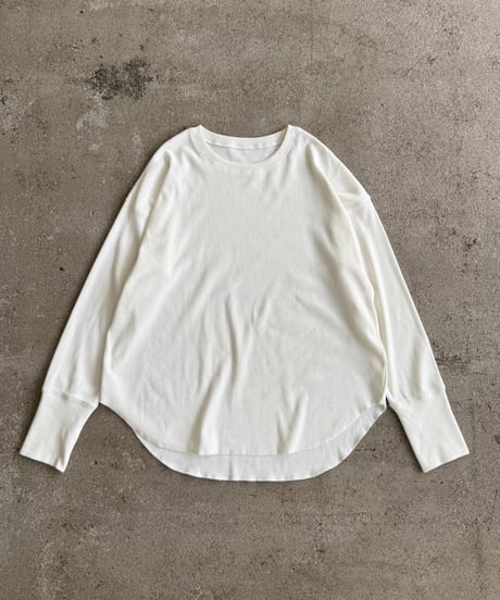 long rib sleeve pullover〈plain〉