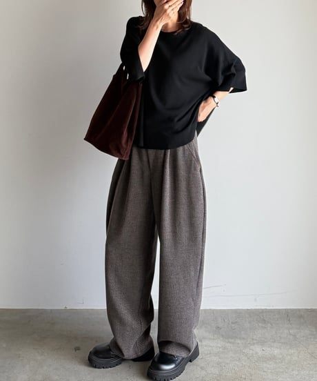 cocoon tweed pants (set up対応)