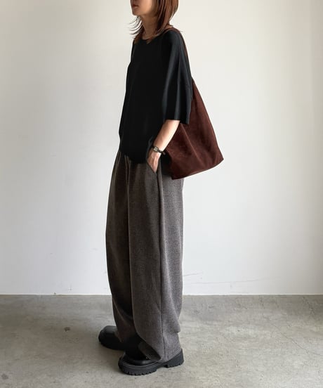 cocoon tweed pants (set up対応)