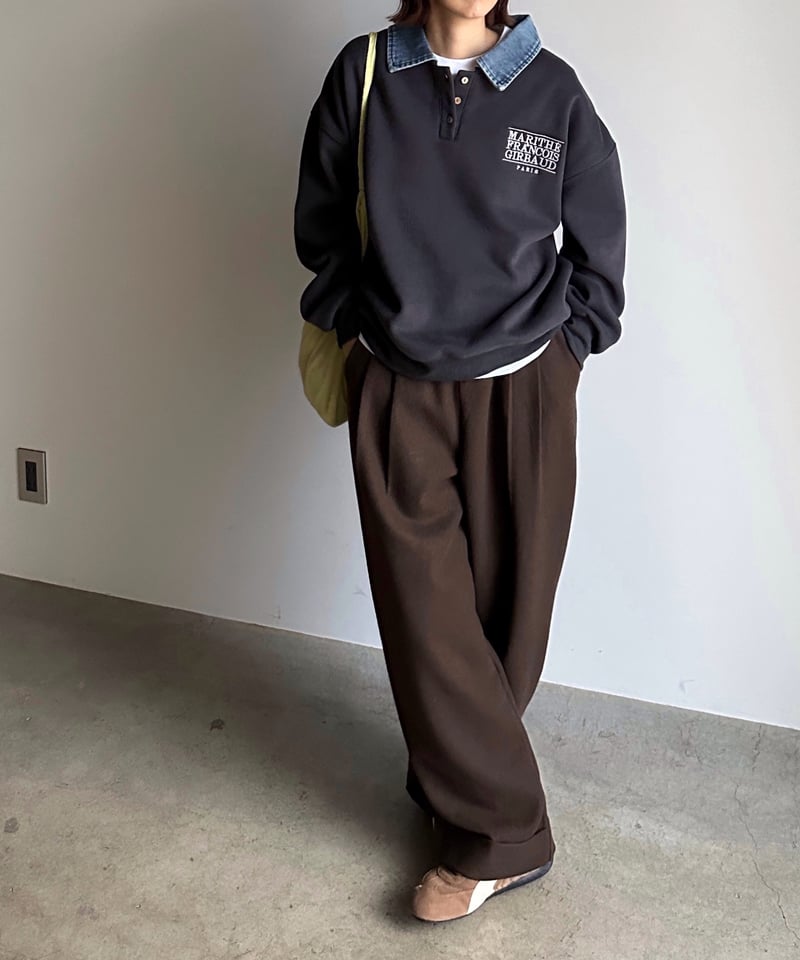 roll up warm slacks〈plain〉 | ARULLE