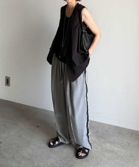 layered side line pants