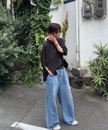 loose wide denim