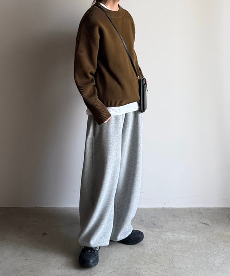 diver crew neck knit