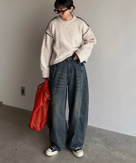 focal seam design knit