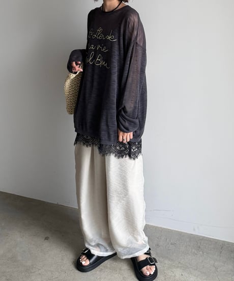 graphic sheer cut sew