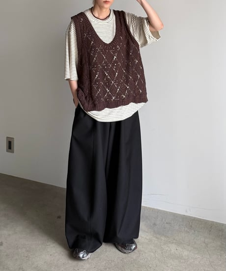 soft stretch border t-shirt