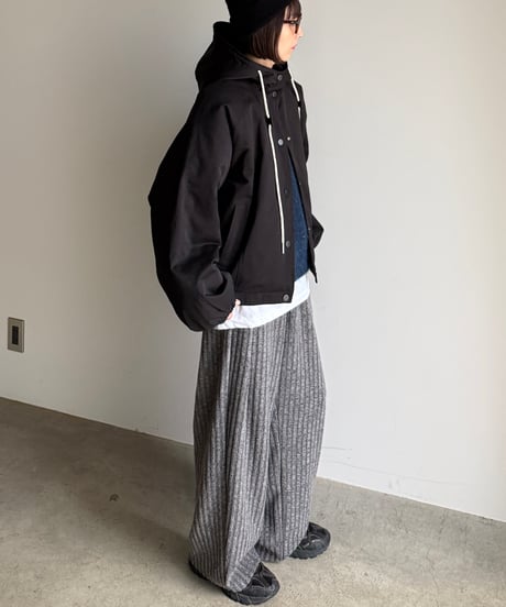 rib stripe easy pants
