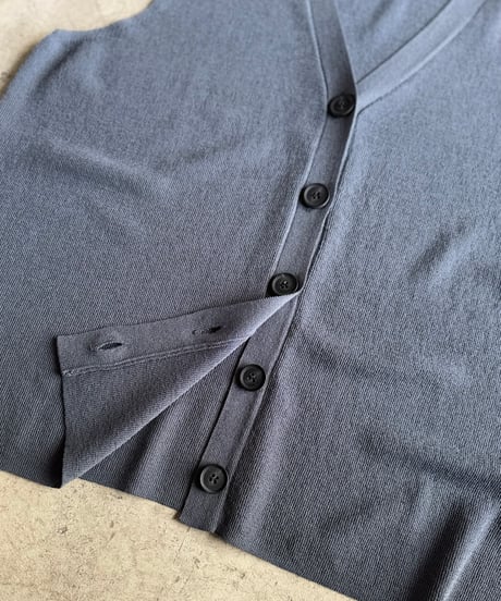 summer knit button vest【一部予約】
