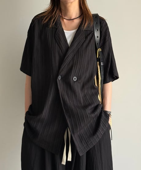 tailored double button shirt