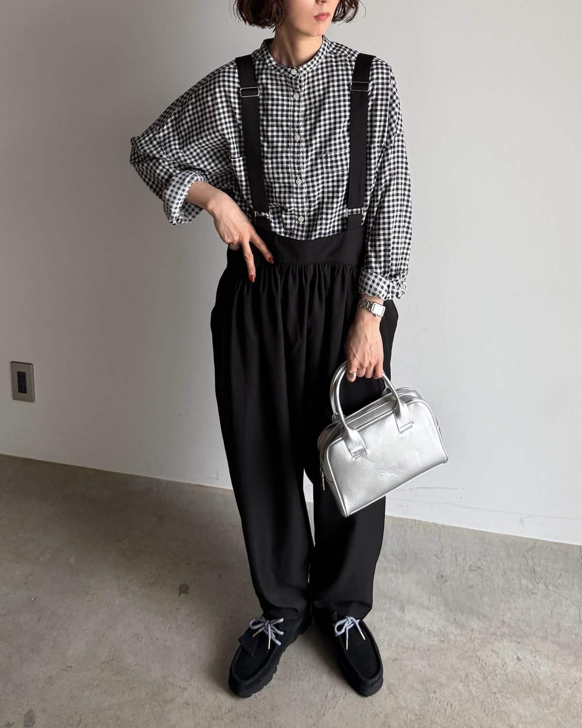 gathered aladdin pants | ARULLE