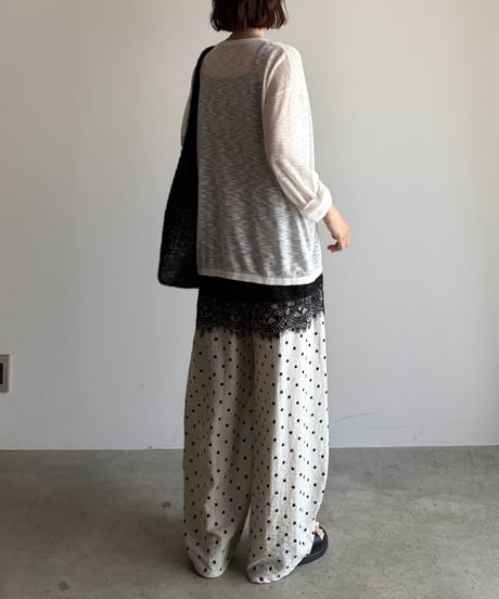 point lace camisole