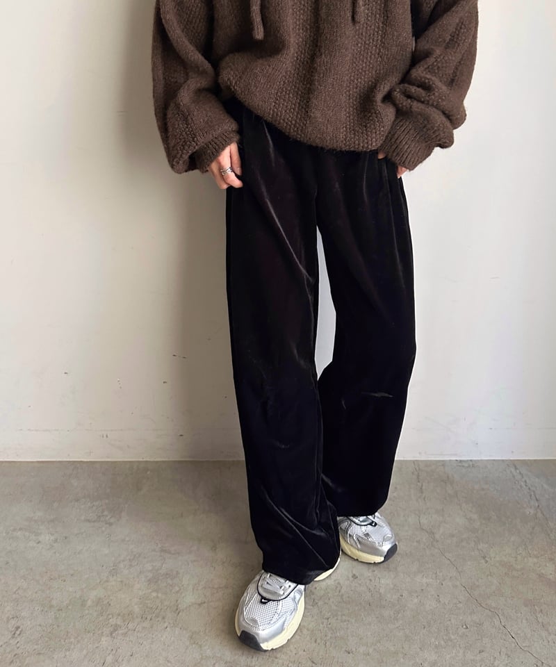 velvet easy pants | ARULLE