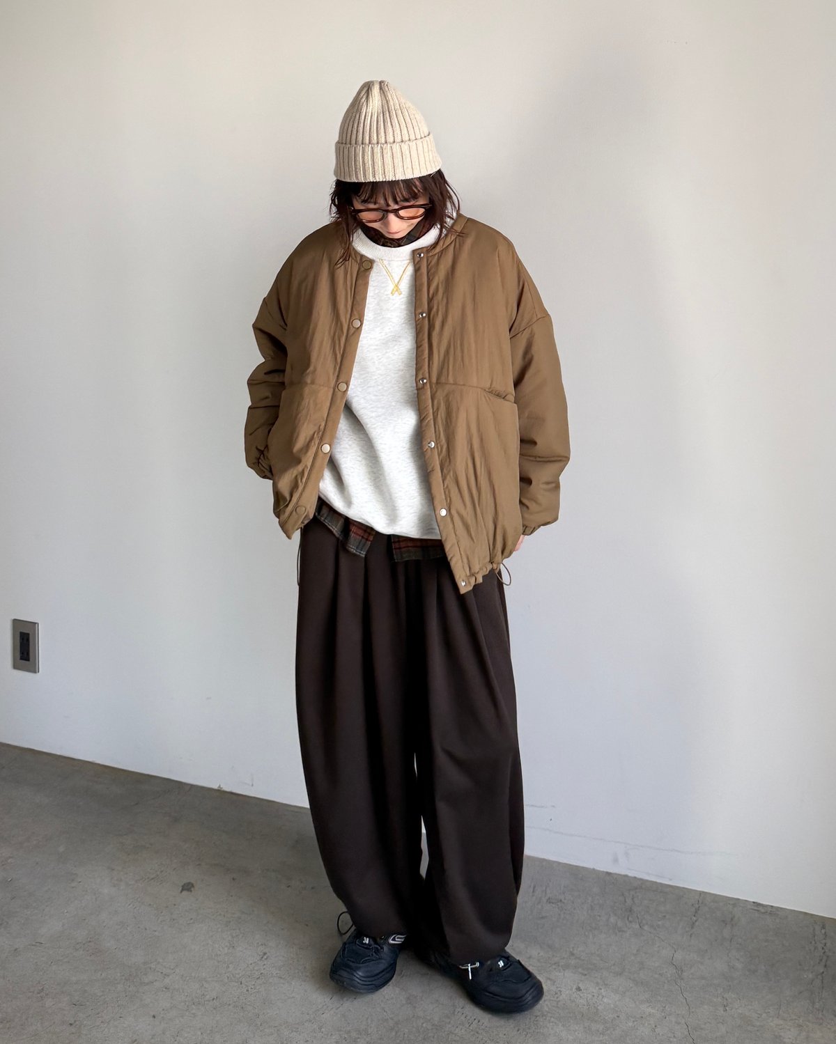 inner cotton light jacket | ARULLE