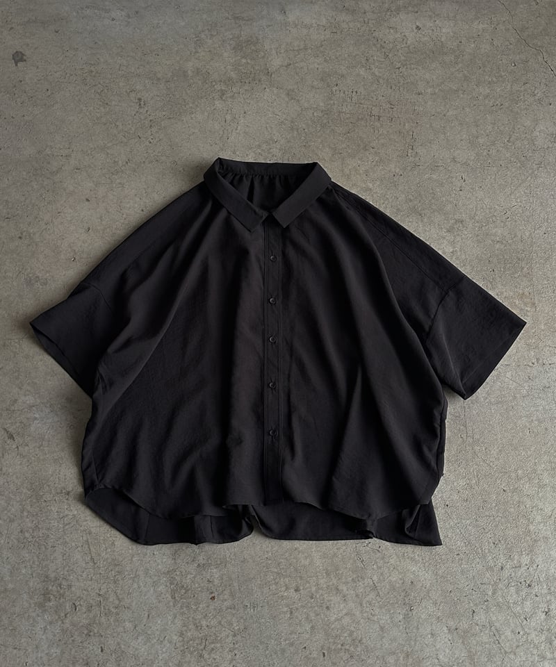 back gather sheer shirt | ARULLE