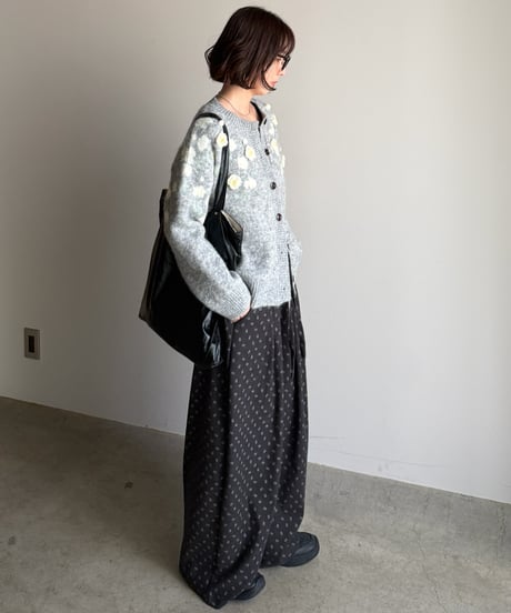 petit flower relax pants