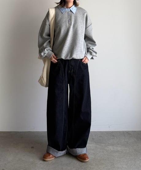 shirt layered style sweat
