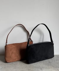 suede one shoulder bag