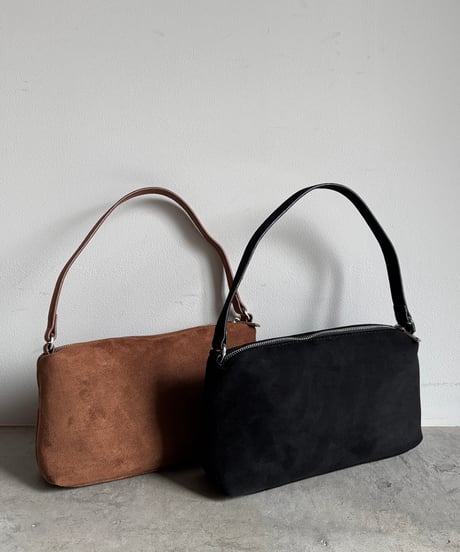 suede one shoulder bag