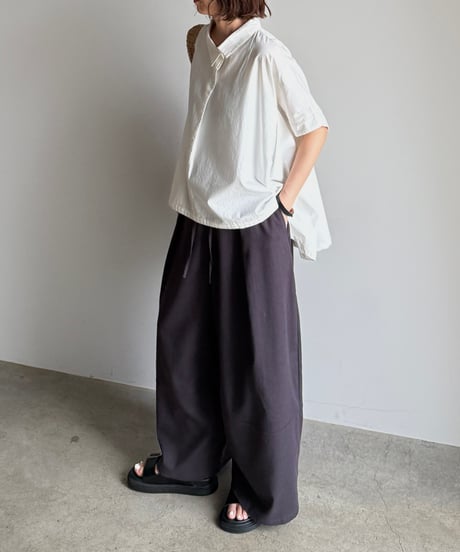 linen blend relax pants