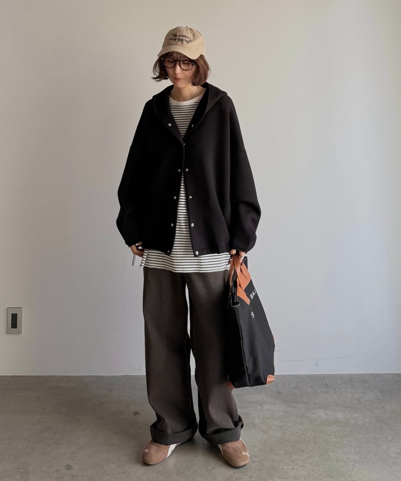 【新品】arulle ルーズワイドデニム size 1 ARULE ジーンズ A'GEM/9 × .kom「ARULE/アルール」ビンテージ