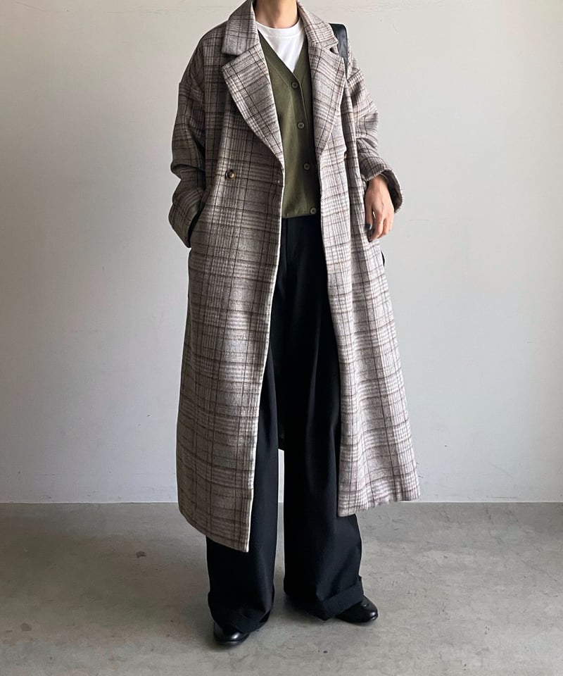 check chester coat | ARULLE