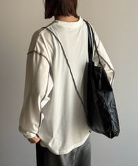 lock stitch long t-shirt