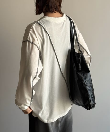 lock stitch long t-shirt