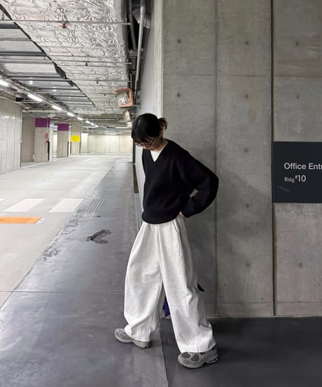 cocoon gather sweat pants