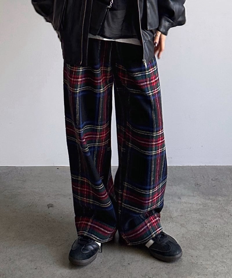 roll up warm slacks〈check〉 | ARULLE