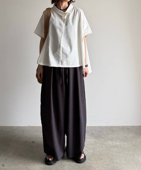 linen blend relax pants