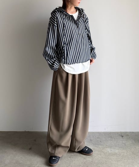 pattern hoody shirt