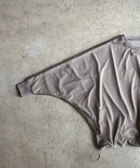 over tulle dolman pullover